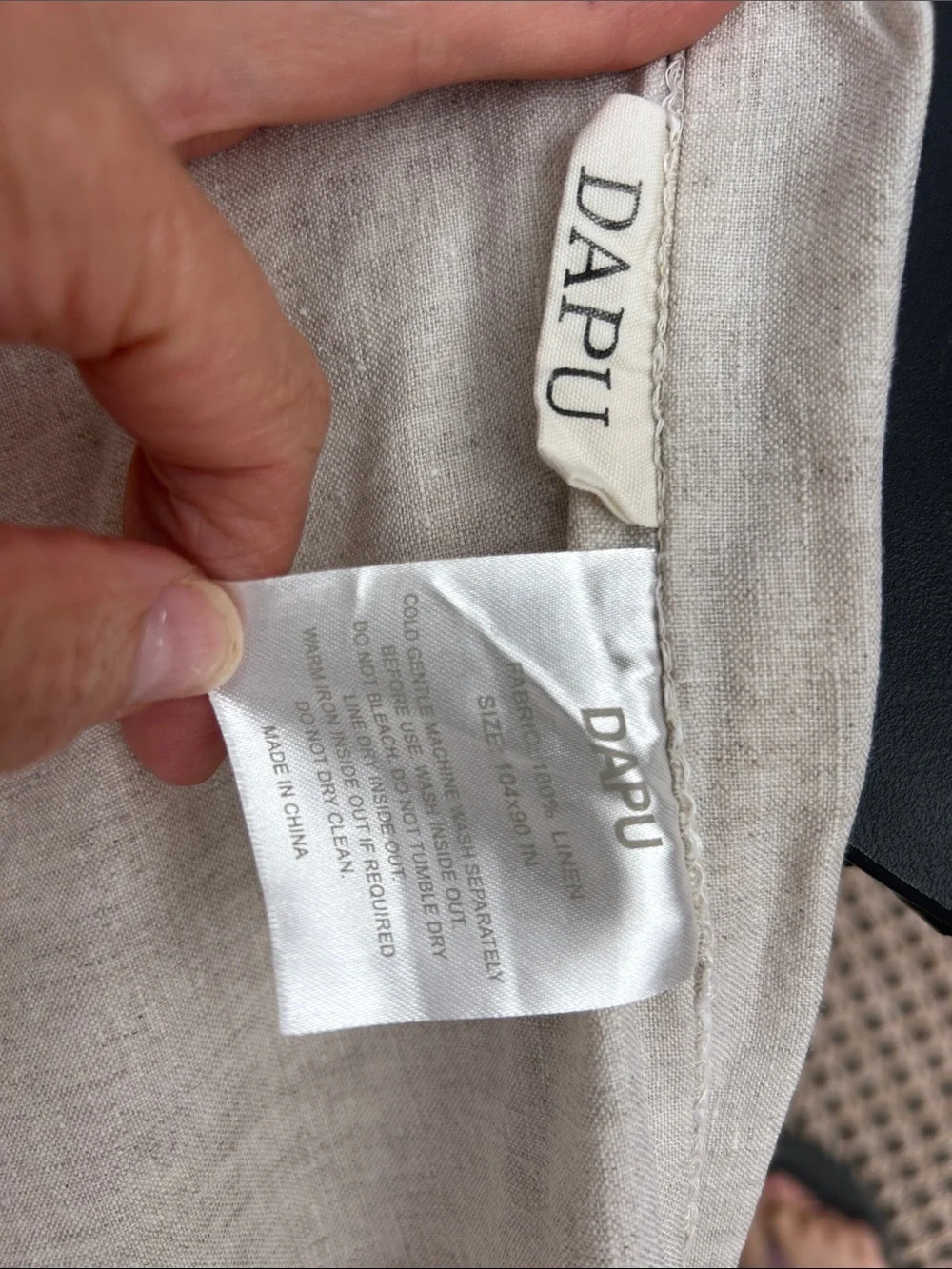 Natural Linen Duvet Cover in Cream — Classic All-Season Bedding